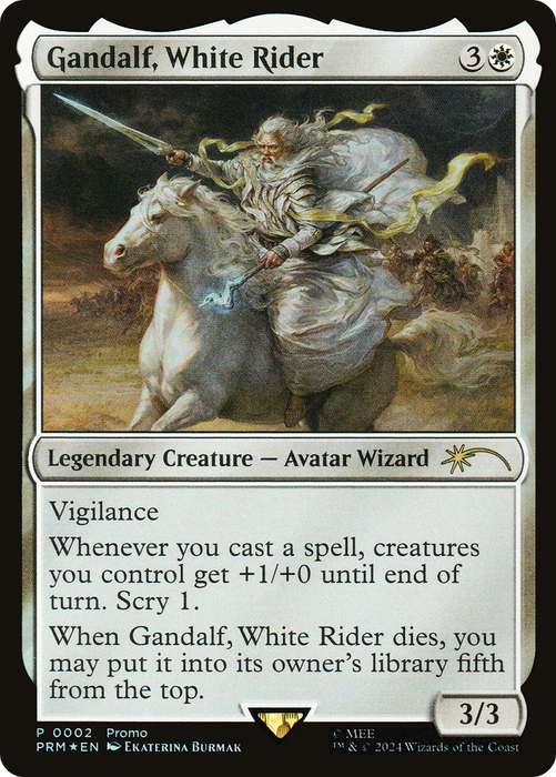 Gandalf, White Rider (UMP-002) - rare - Foil