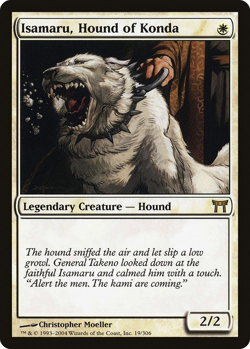 Isamaru, Hound of Konda (CHK-019) - rare - Foil