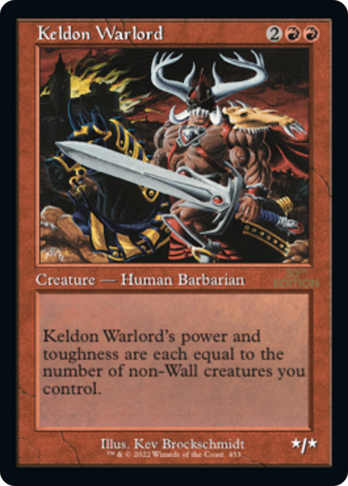 Keldon Warlord (30A-453) - uncommon
