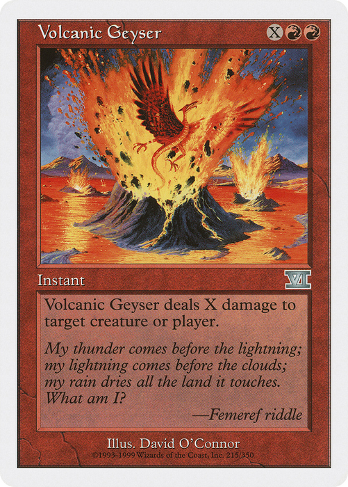Volcanic Geyser (6ED-215) - uncommon