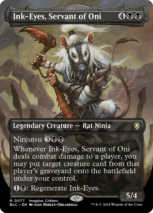 Ink-Eyes, Servant of Oni (BLC-077) - rare (Borderless)