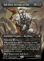 Ink-Eyes, Servant of Oni (BLC-077) - rare (Borderless) - Foil