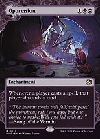 Oppression (WOT-032) - rare: (Showcase) (Borderless)