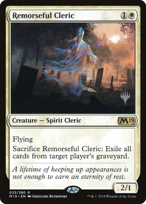 Remorseful Cleric (PPM20-33P) - rare - Foil