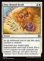 Duty Beyond Death (TDM-010) - uncommon - Foil