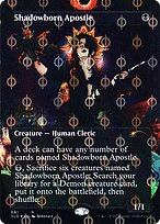 Shadowborn Apostle (SLD-681Φ) - rare (Borderless) - Foil