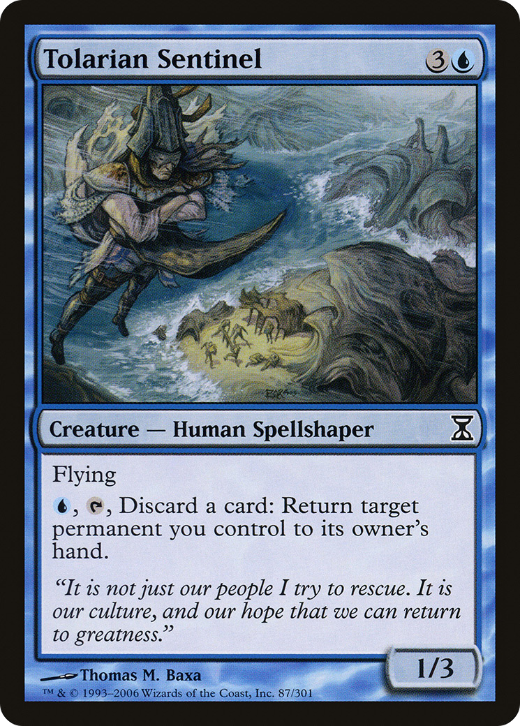 Tolarian Sentinel (TSP-087) - common