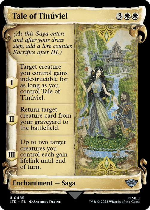 Tale of Tinúviel (LTR-485) - uncommon: (Showcase) - Foil
