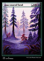 Snow-Covered Forest (SLD-329) - rare - Foil