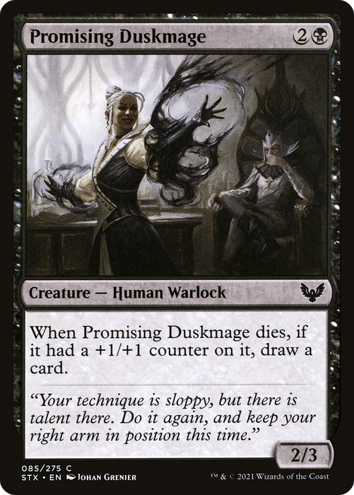 Promising Duskmage (STX-085) - common - Foil
