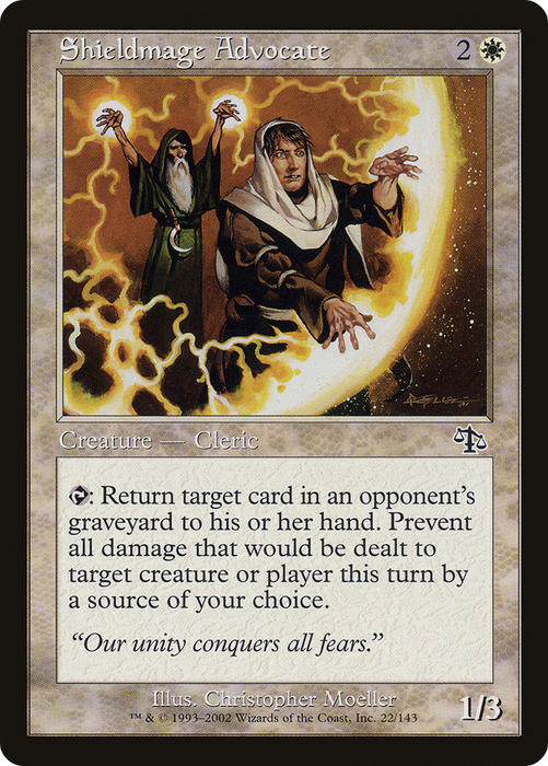 Shieldmage Advocate (JUD-022) - common - Foil