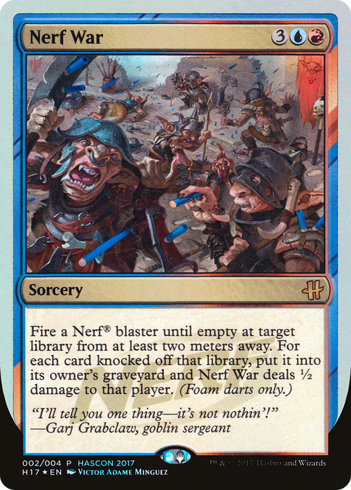 Nerf War (MEDIA-002) - mythic - Foil