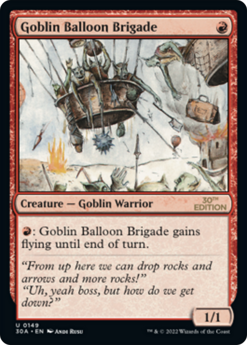 Goblin Balloon Brigade (30A-149) - uncommon