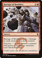 Barrage of Boulders (KTK-100) - common