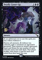 Deadly Cover-Up (PRE-83S) - rare - Foil