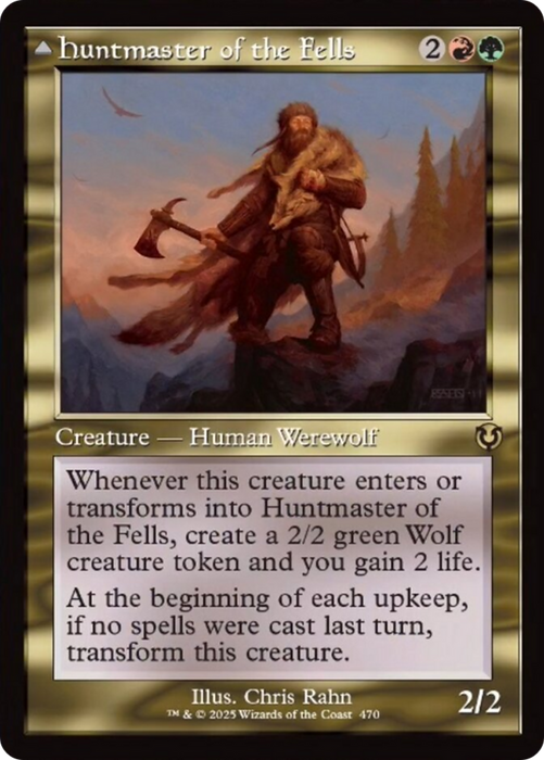 Huntmaster of the Fells // Ravager of the Fells (INR-470) - rare - Foil
