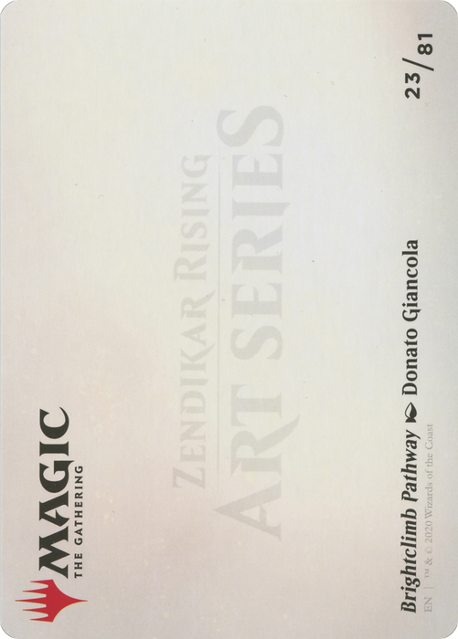 Brightclimb Pathway // Brightclimb Pathway (AZNR-023) - common (Borderless) - Foil