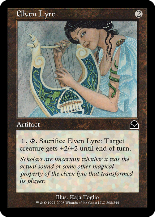Elven Lyre (ME2-208) - common - Foil