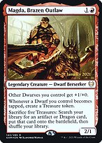 Magda, Brazen Outlaw (PRE-142S) - rare - Foil