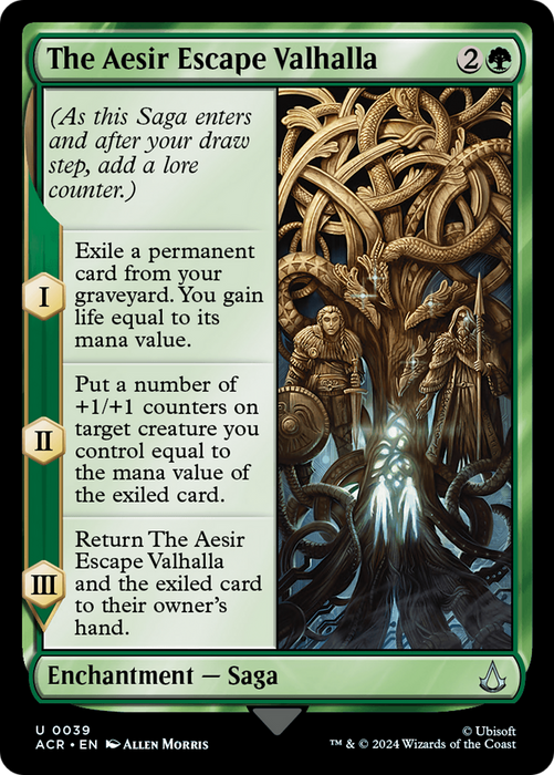 The Aesir Escape Valhalla (ACR-039) - uncommon - Foil