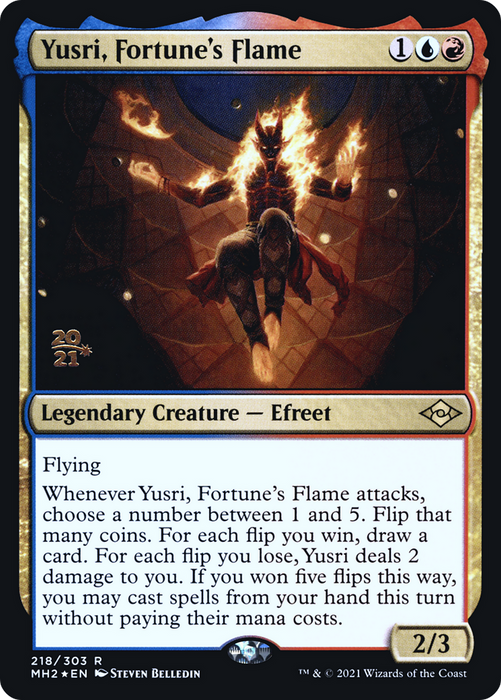 Yusri, Fortune's Flame (PRE-218S) - rare - Foil