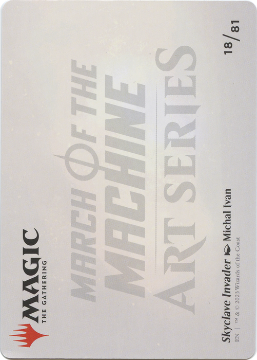 Skyclave Invader // Skyclave Invader (AMOM-018) - common (Borderless) - Foil