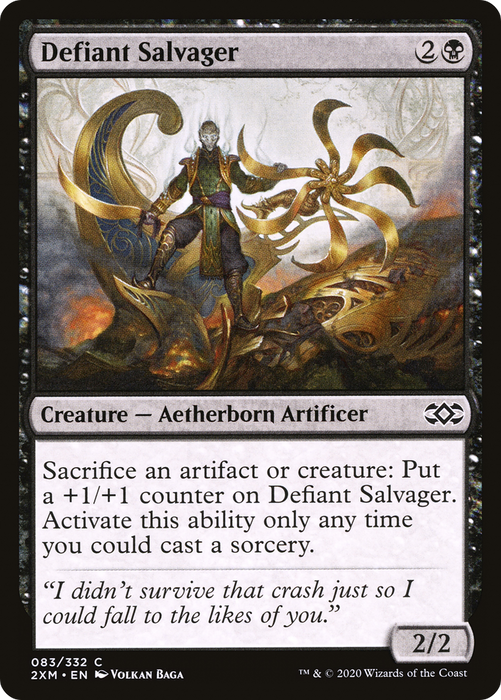 Defiant Salvager (2XM-083) - common - Foil