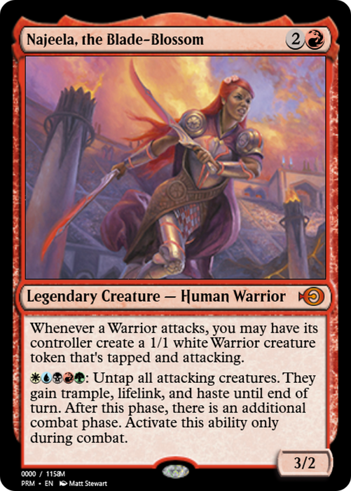 Najeela, the Blade-Blossom (PRM-86210) - mythic - Foil