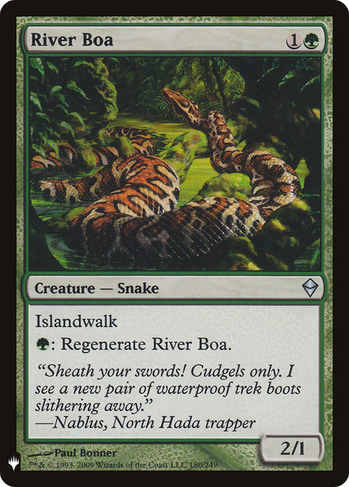 River Boa (LIST-ZEN-180) - uncommon