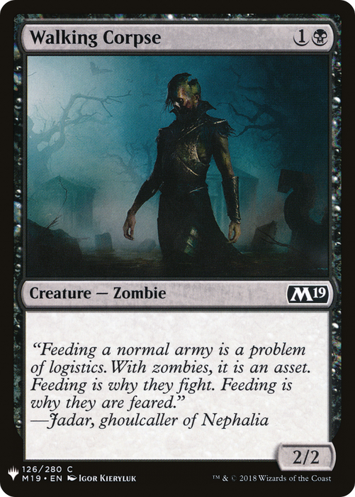 Walking Corpse (LIST-M19-126) - common