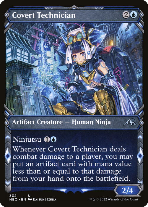 Covert Technician (NEO-332) - uncommon: (Showcase) - Foil