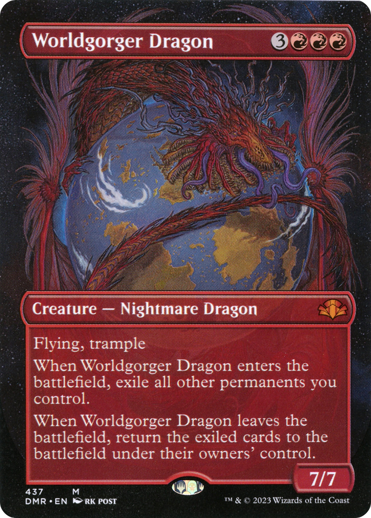 Worldgorger Dragon (DMR-437) - mythic (Borderless)