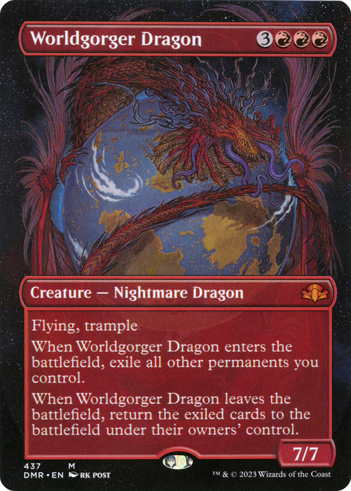 Worldgorger Dragon (DMR-437) - mythic (Borderless)
