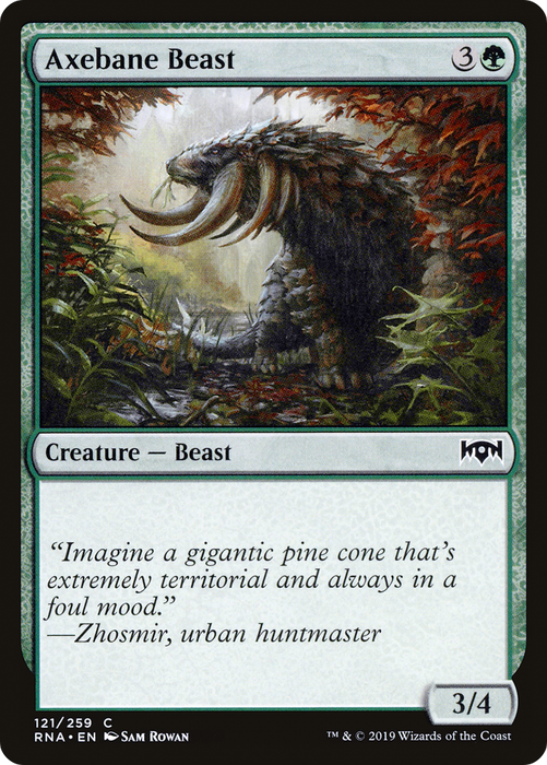 Axebane Beast (RNA-121) - common - Foil