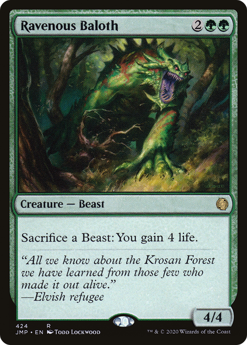 Ravenous Baloth (JMP-424) - rare