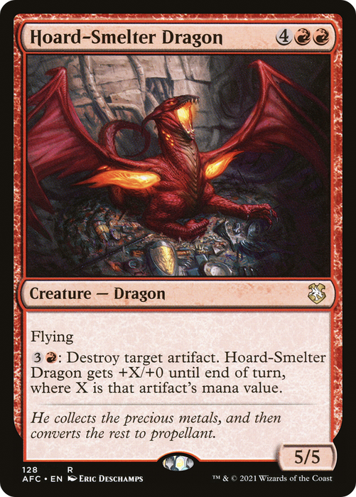 Hoard-Smelter Dragon (AFC-128) - rare
