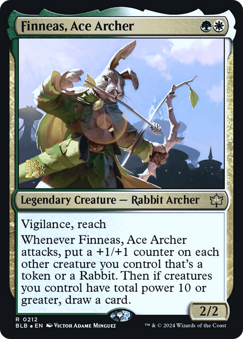 Finneas, Ace Archer (PRE-212S) - rare - Foil