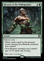 Return of the Wildspeaker (OTC-203) - rare