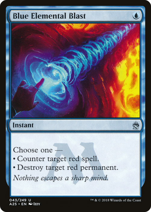 Blue Elemental Blast (A25-043) - uncommon