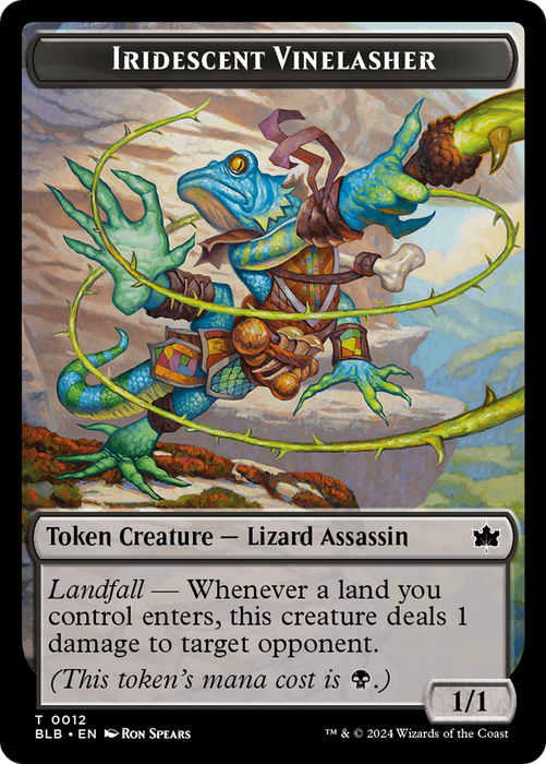Iridescent Vinelasher (BLB-012) - common - Foil