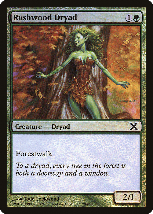 Rushwood Dryad (10E-294★) - common - Foil