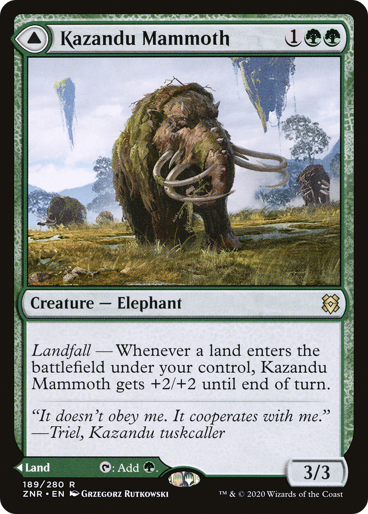 Kazandu Mammoth // Kazandu Valley (ZNR-189) - rare