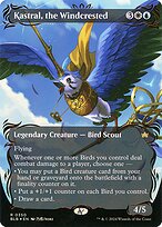Kastral, the Windcrested (BLB-350) - rare: (Showcase) (Borderless) - Foil