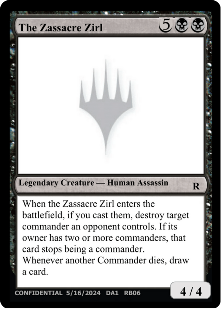 The Zassacre Zirl (UNK-RB06) - rare