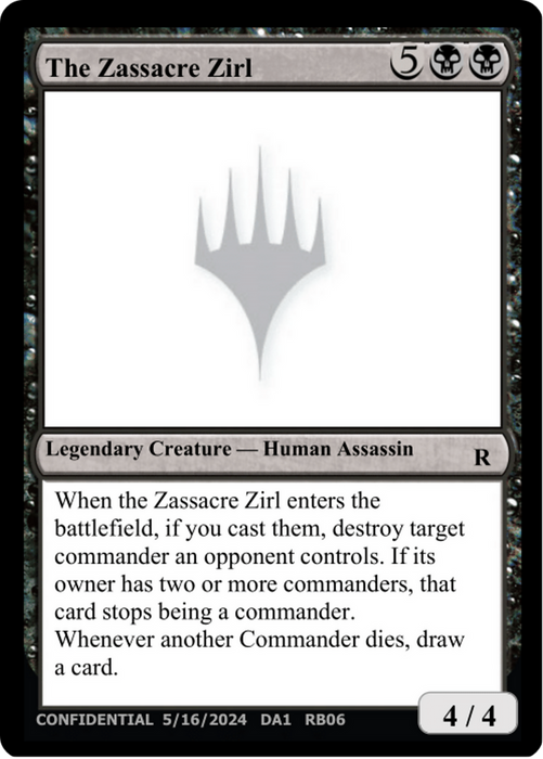 The Zassacre Zirl (UNK-RB06) - rare