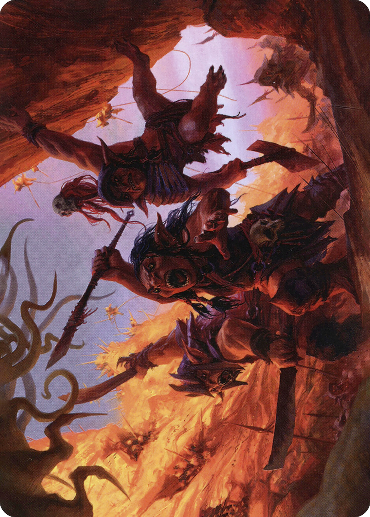 Swarming Goblins // Goblin (AAFR-024) - common (Borderless)