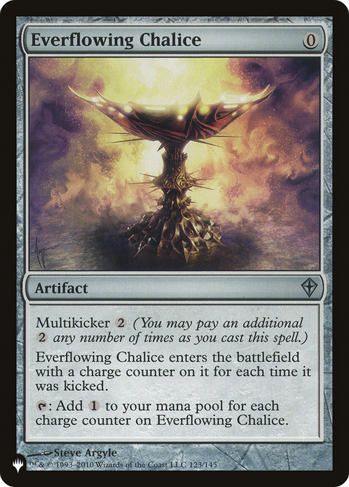Everflowing Chalice (LIST-WWK-123) - uncommon