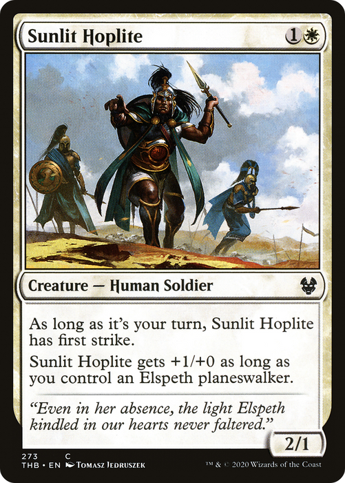 Sunlit Hoplite (THB-273) - common