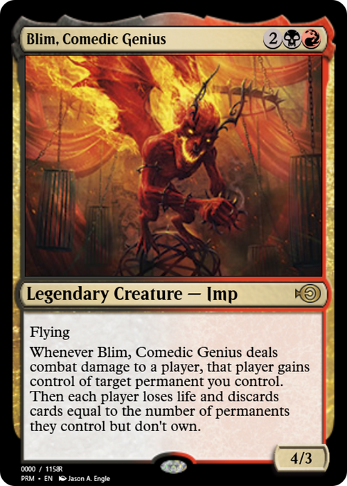 Blim, Comedic Genius (PRM-86276) - rare - Foil