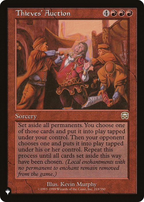 Thieves' Auction (LIST-MMQ-218) - rare